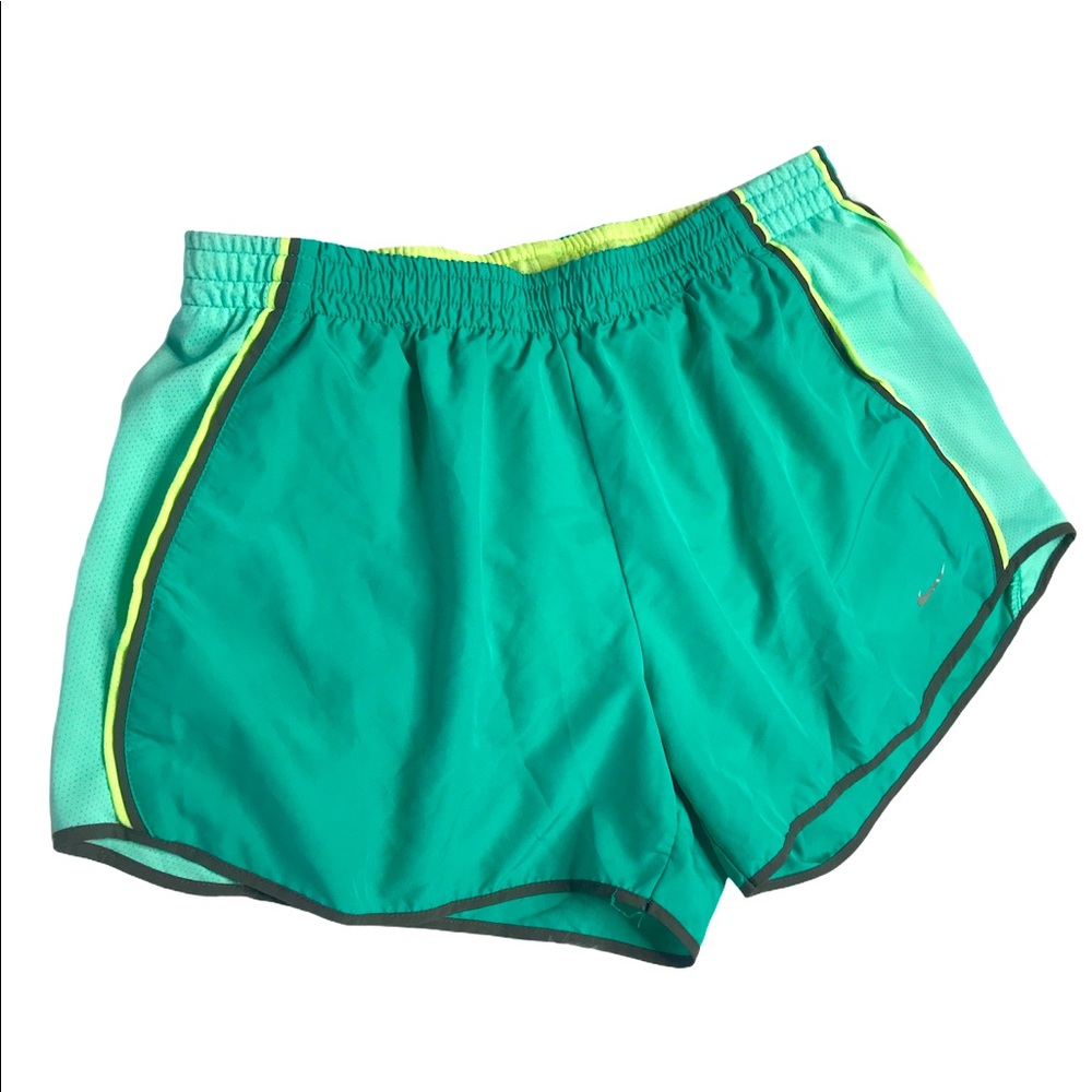 Large Nike Dri-Fit Running Shorts Athletic Gym Fun - Picture 2 of 5